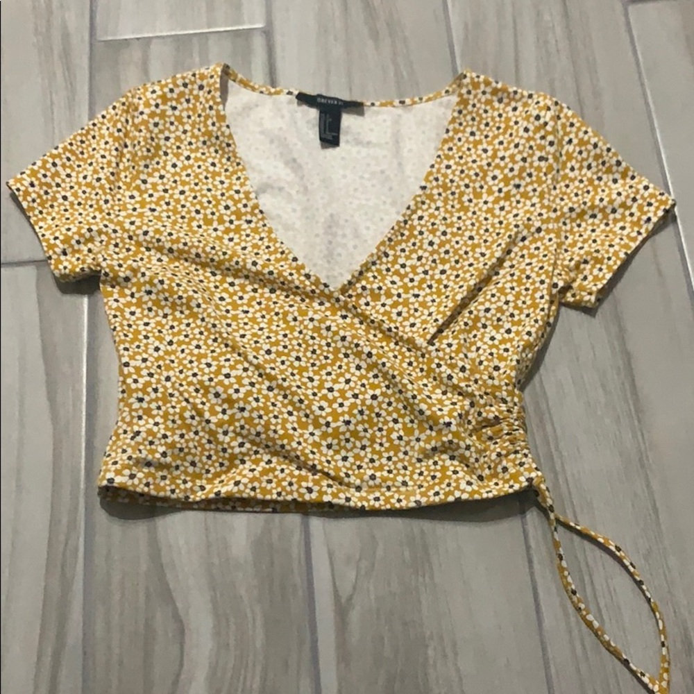 Flower crop top